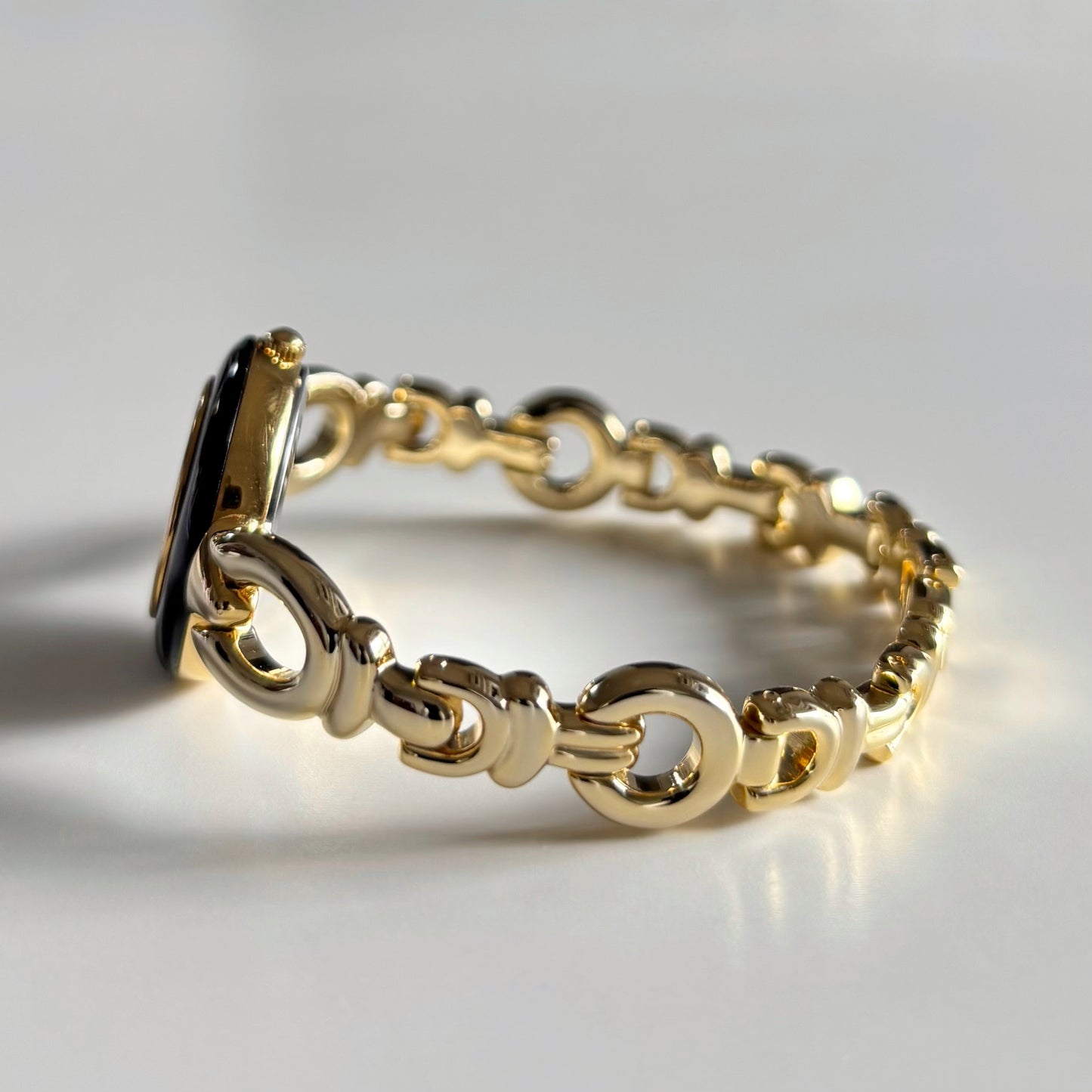 Dior 1990s Interchangeable Bezel Gold Plated Watch