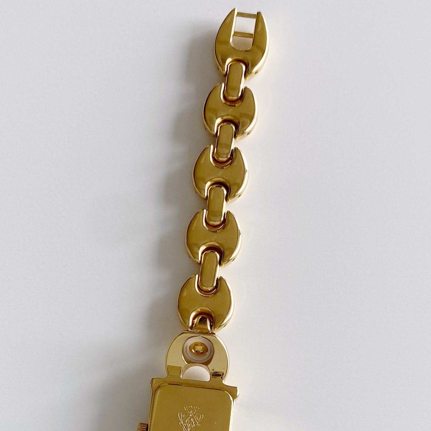 Gucci 1990s Interchangeable Belt Gold Plated Watch with 3 strap, case