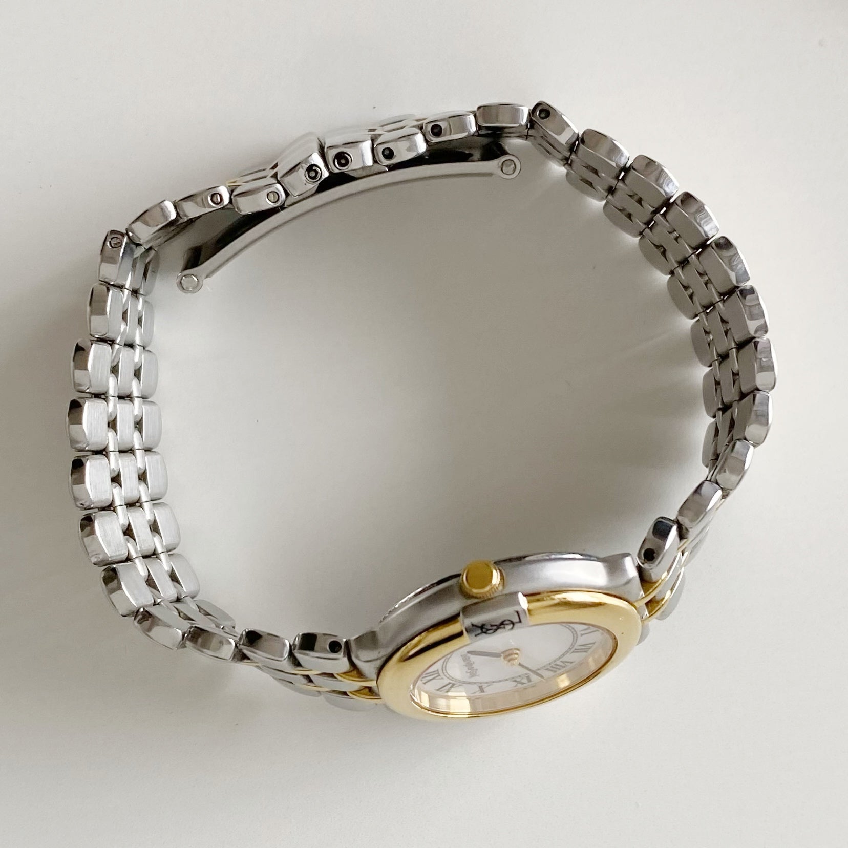 Yves Saint Laurent 1990s Two Tone Watch – Lorinaté