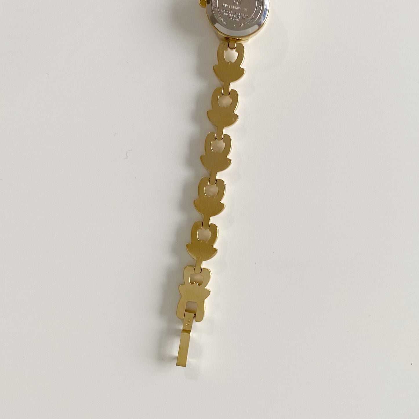 Givenchy 1990s Round Dial Gold Plated Watch