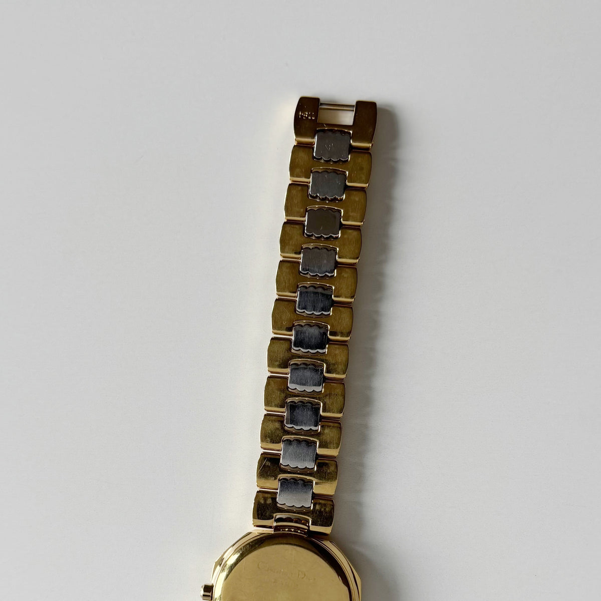 Dior 1990s Octagon Dial Two Tone Watch