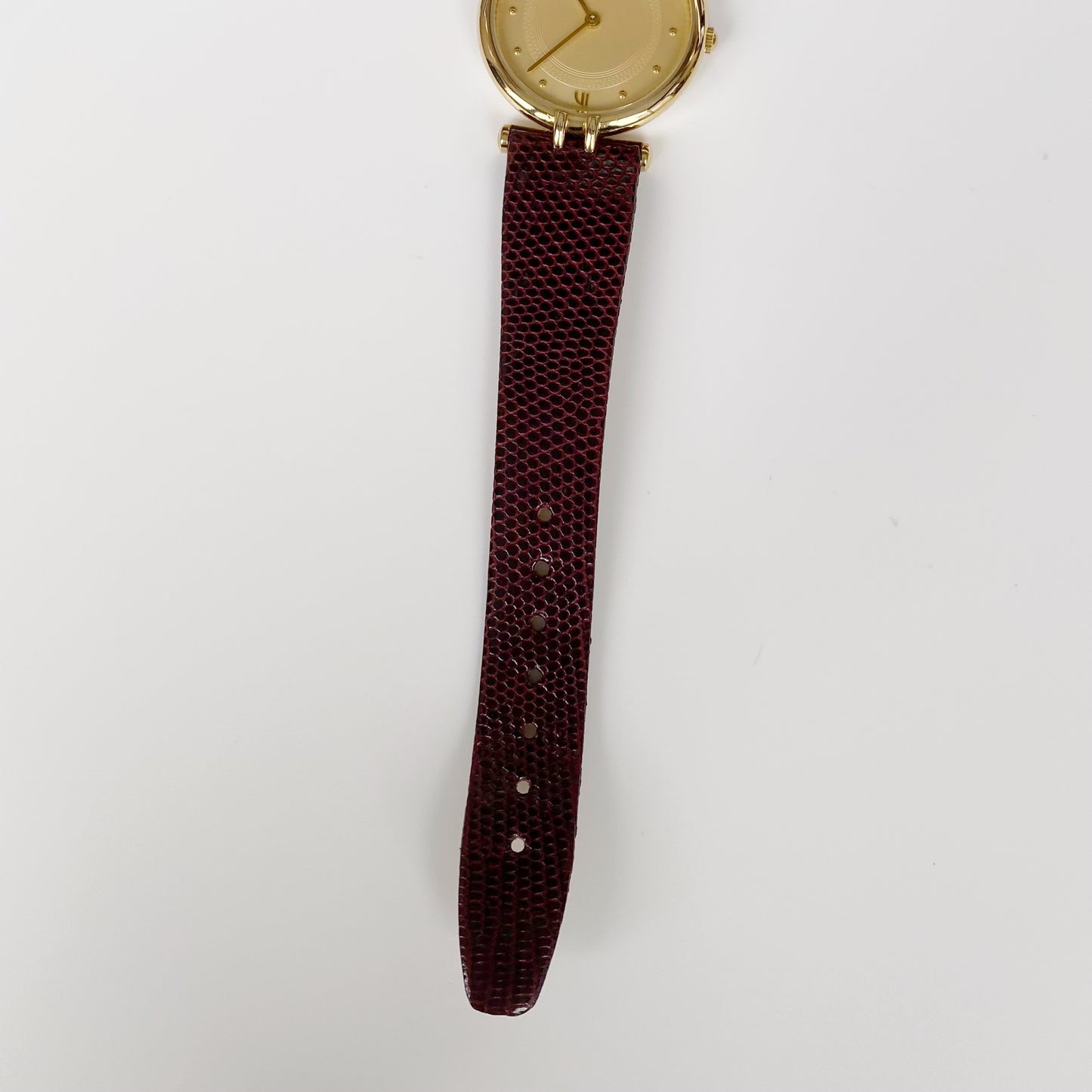 Dior 1990s Gold Plated Round Watch (Men's)