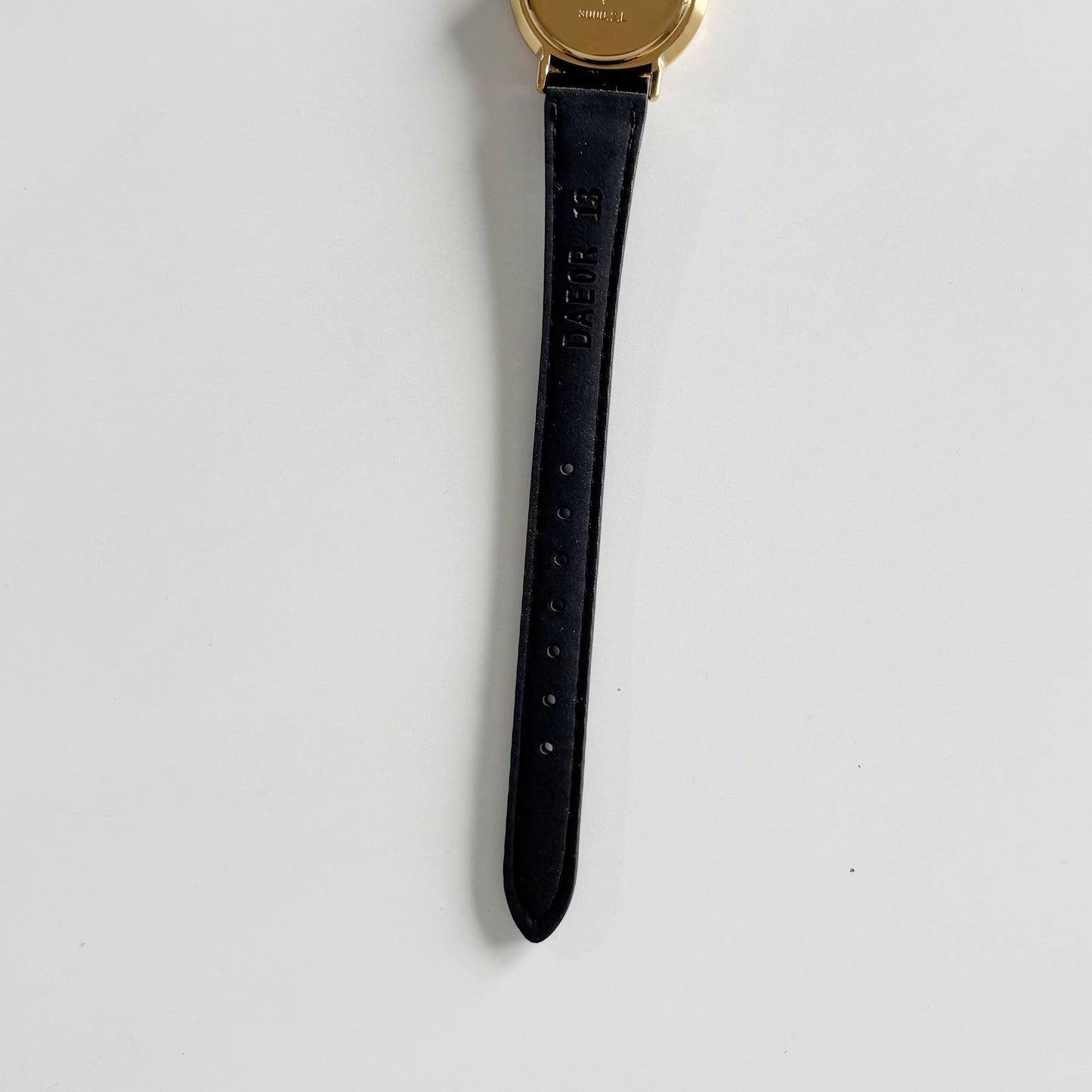 Gucci 1990s Sub second Round Dial Gold Plated Watch