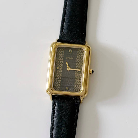 Fendi 1990s Tank Watch