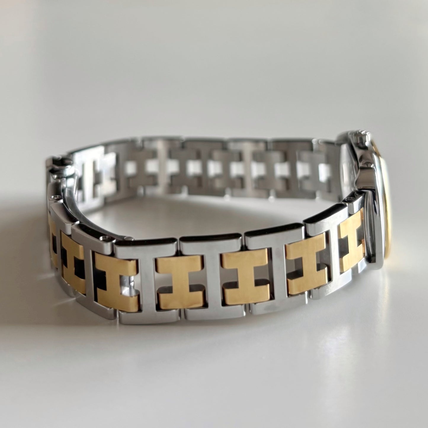 Hermes 1990s Rallye Two Tone Watch