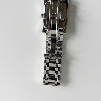 Fendi 1990s Tank Stainless Steel Watch