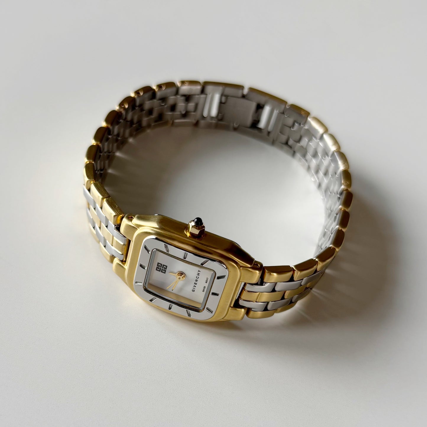 Givenchy 1990s Two Tone Gold Plated Watch