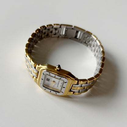 Givenchy 1990s Two Tone Gold Plated Watch