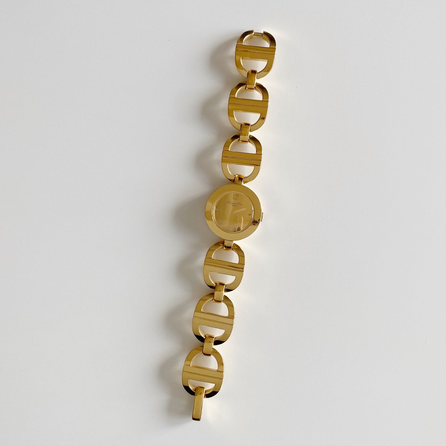 Dior Early 2000s Malice Gold Plated Watch