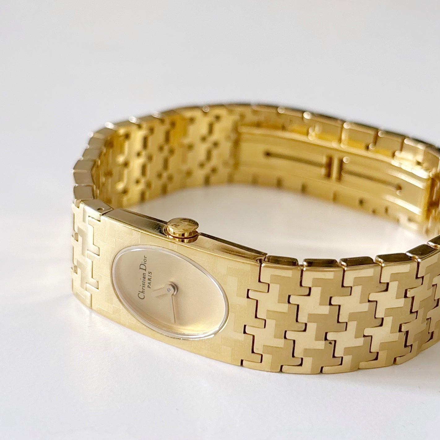 Dior Early 2000s Miss Dior Gold Plated Watch