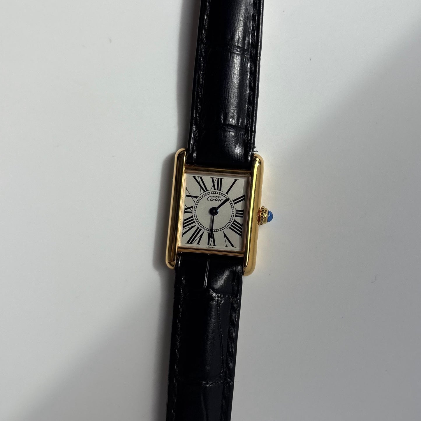 Cartier 1990 Must de Tank Opaline Watch (SM)