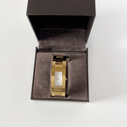 Gucci 1990s Gold Plated Watch (Large)