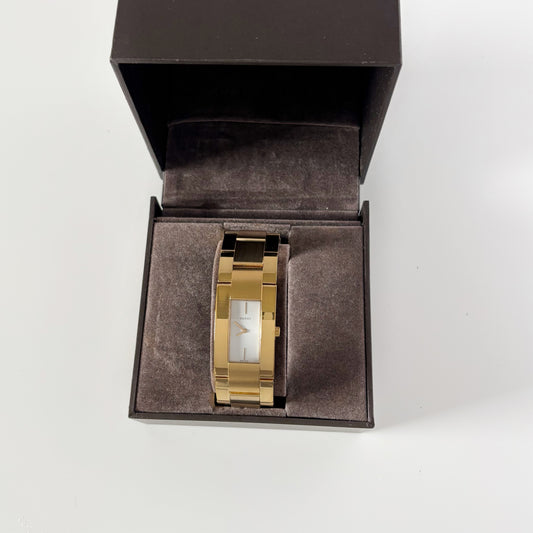 Gucci 1990s Gold Plated Watch (Large)