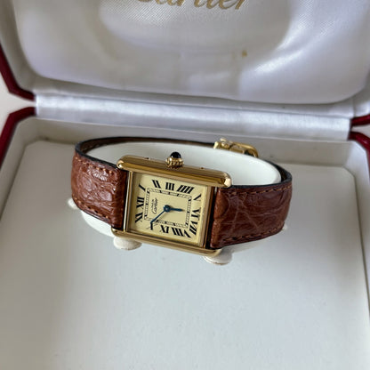 Cartier Early 2000s Must de Tank Watch (SM)