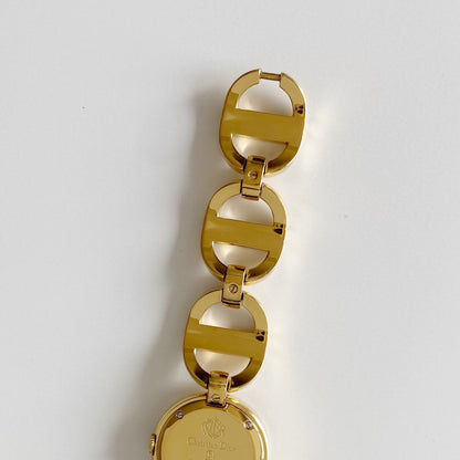 Dior Early 2000s Malice Gold Plated Watch