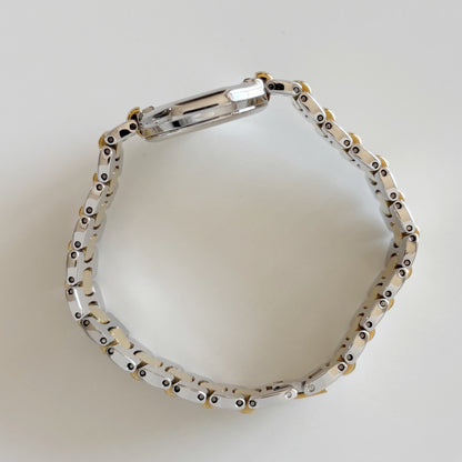 Dior 1990s Octagon Two Tone Watch