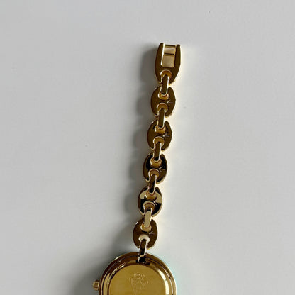 Gucci 1990s Interchangeable Bezel Gold Plated Chain Watch with 6 bezels, case (165mm)