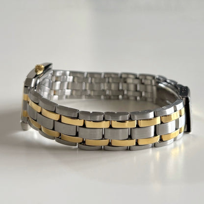 Givenchy 1990s Tank Two Tone Watch