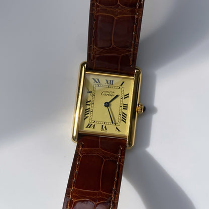 Cartier 1990s Must de Tank Watch (LM)