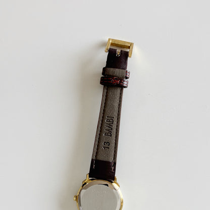 Dior 1990s Round Dial Date Two Tone Watch