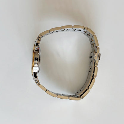 Hermes 1990s Clipper Date Round Dial Watch