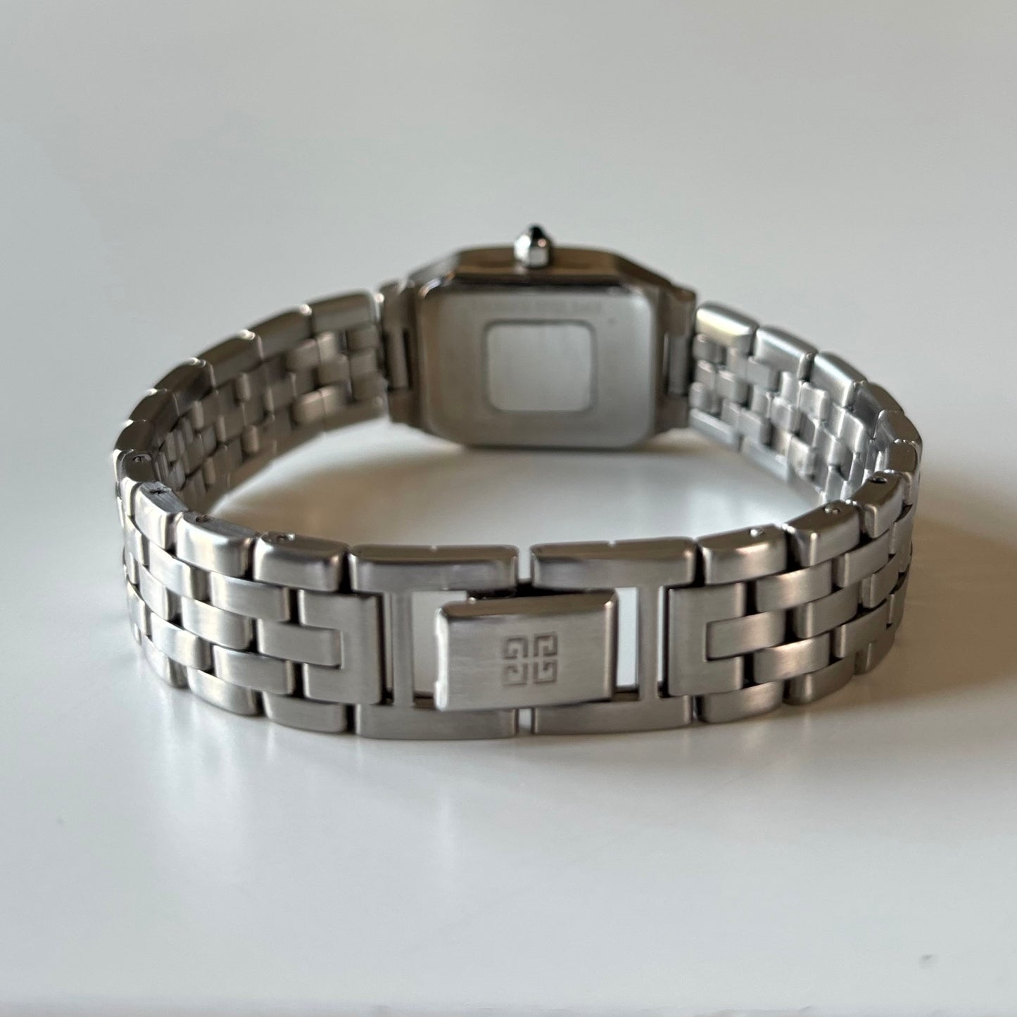 Givenchy 1990s Black Dial Silver Watch