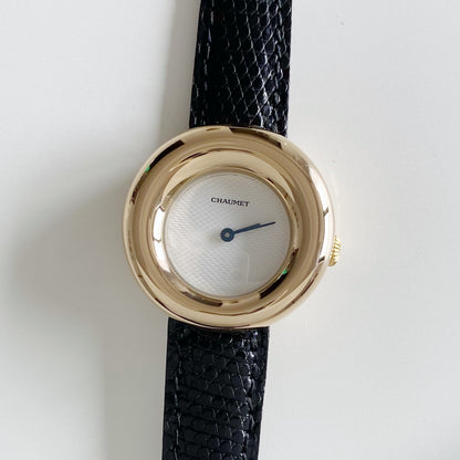 Chaumet 1980s 18K solid gold watch
