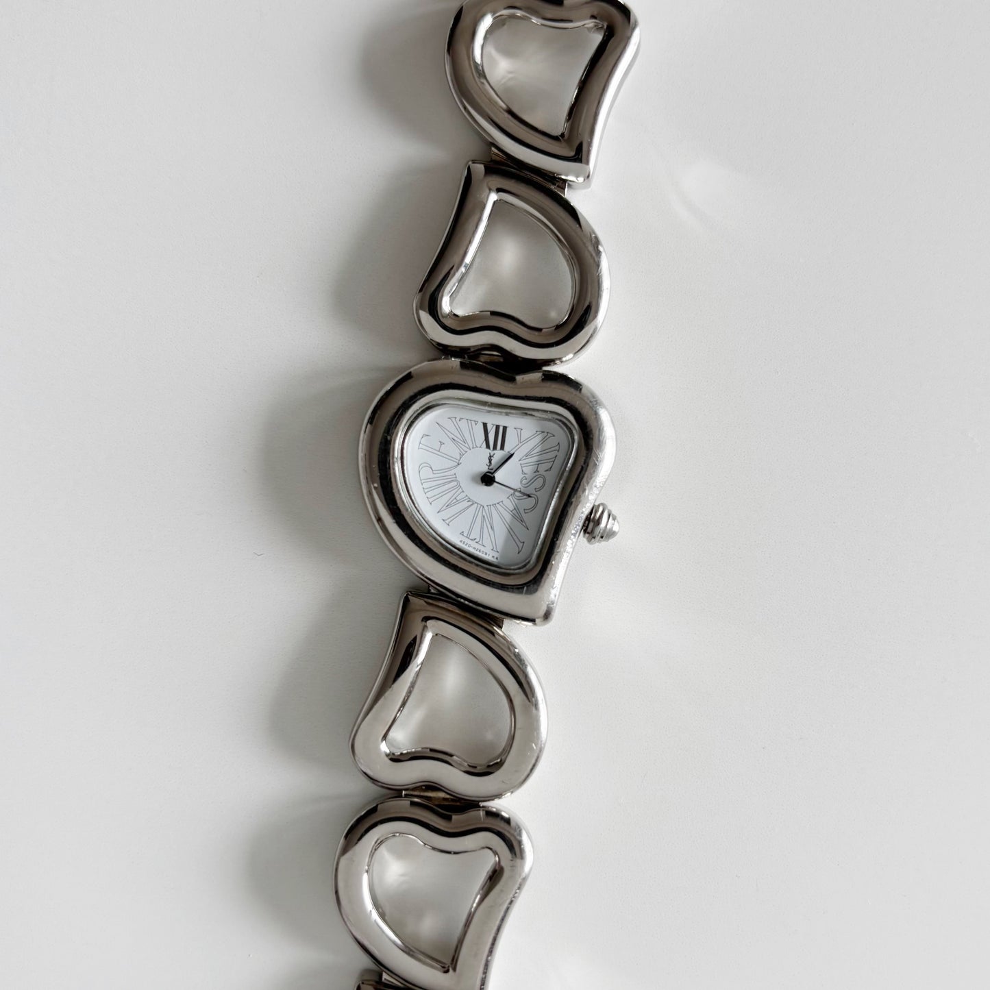 Yves Saint Laurent 1990s Heart shaped Watch