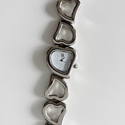 Yves Saint Laurent 1990s Heart shaped Watch