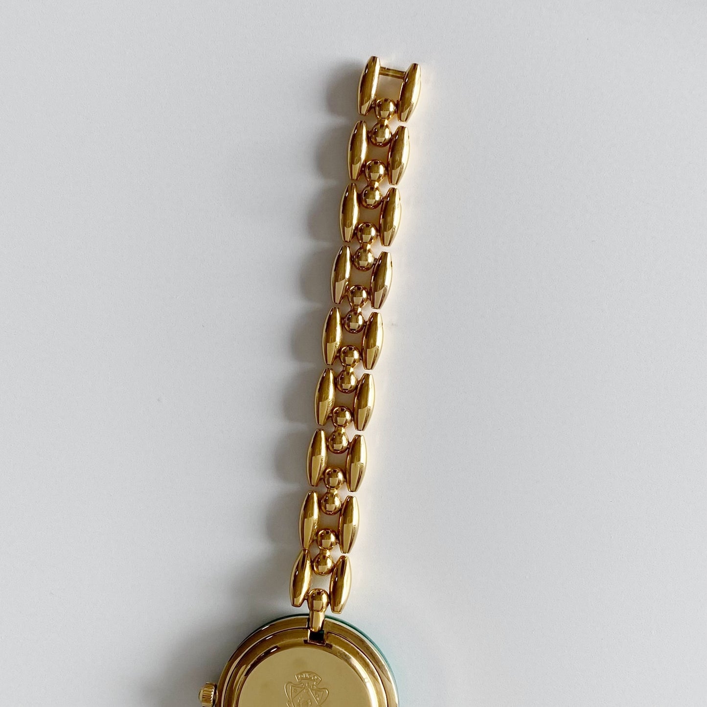 Gucci 1990s Interchangeable Bezel Gold Plated Watch with 6 bezels, case (170mm)