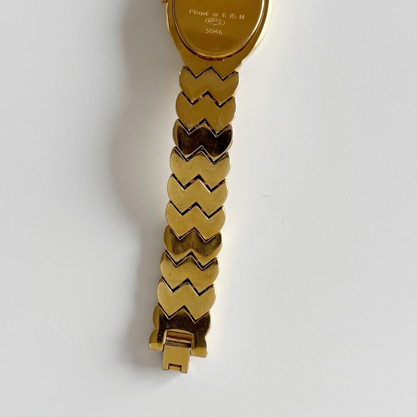 Dior 1990s Oval Dial Gold Plated Watch