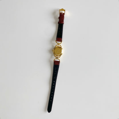 Gucci 1990s Gold Plated Horsebit Watch