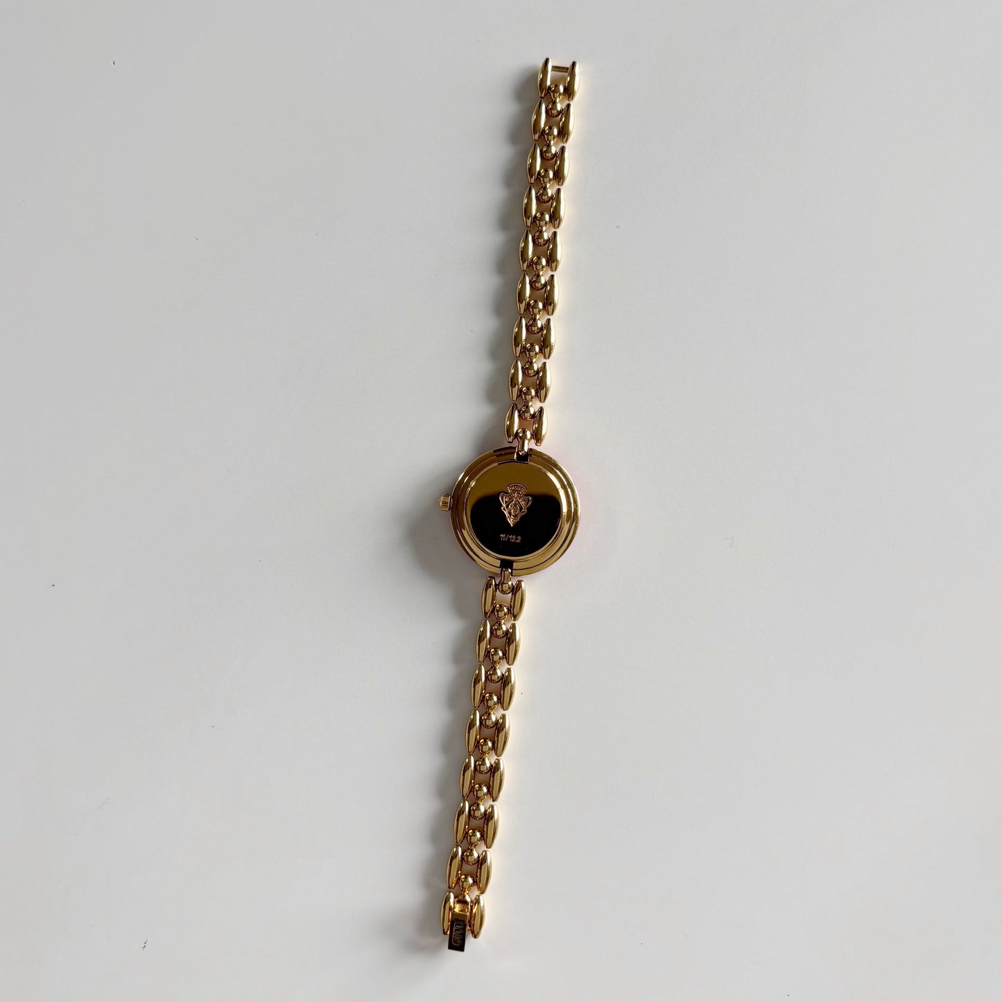 Gucci 1990s Interchangeable Bezel Gold Plated Watch with 6 bezels, case (165mm)