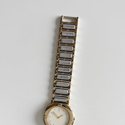 Yves Saint Laurent 1990s Two Tone Watch (Large)