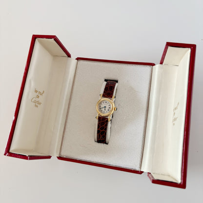 Cartier 1990s Mini Diabolo 18K Watch