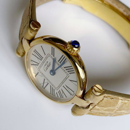 Cartier 1990s Vendome Opaline Watch SM