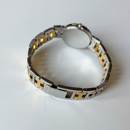 Hermes 1990s Windsor Two Tone Watch
