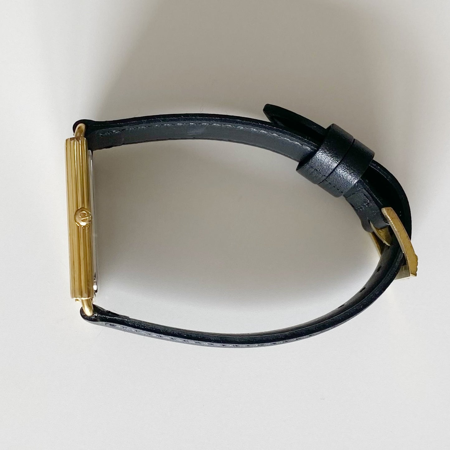 Dior 1990s Gold Plated Tank Watch (Large)