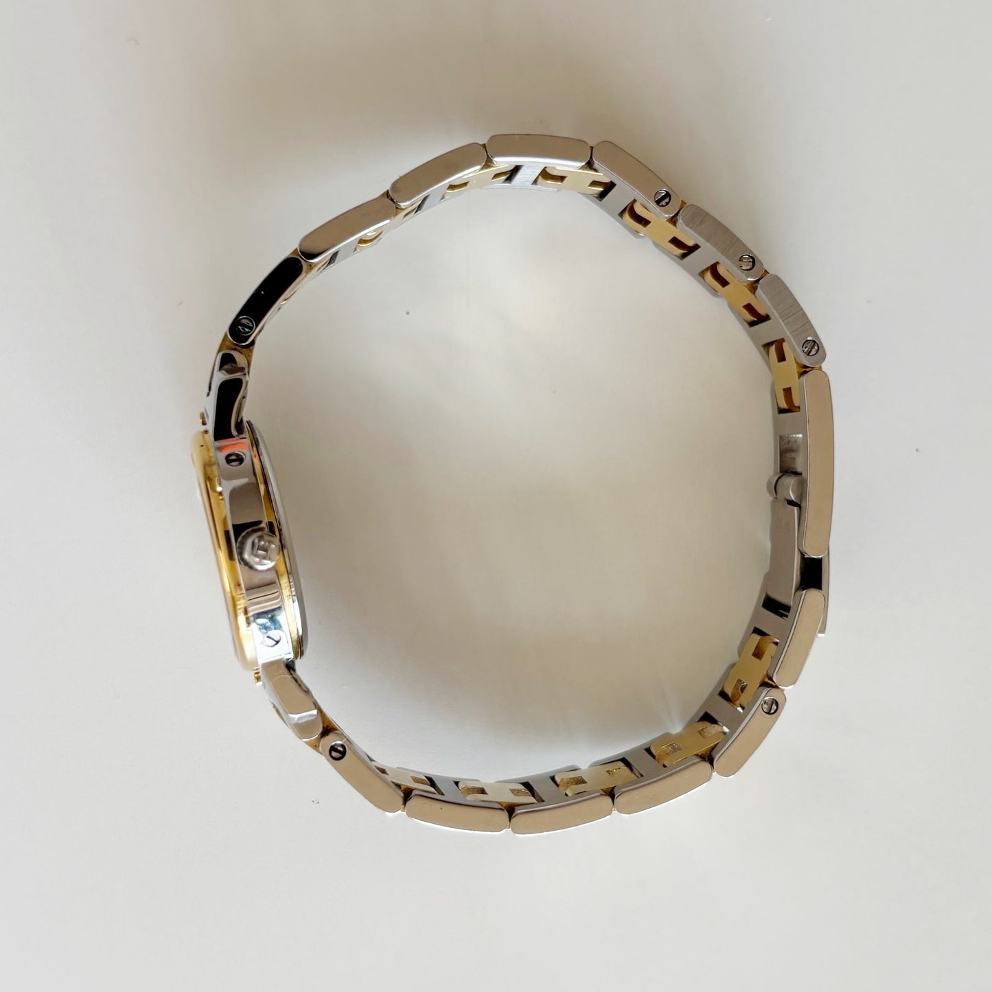 Hermes 1990s Clipper Two Tone Watch