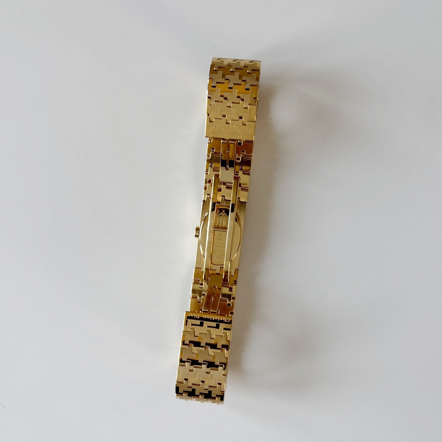 Dior Early 2000s Misss Dior Oval Dial Gold Plated Watch