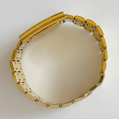 Dior 1990s Tank Gold Plated Watch