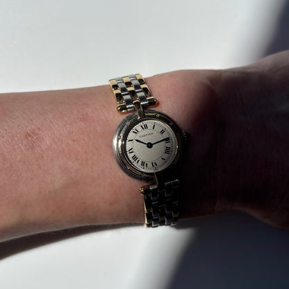 Cartier 1990s Panthere Vendome 18K There Row Watch (SM)