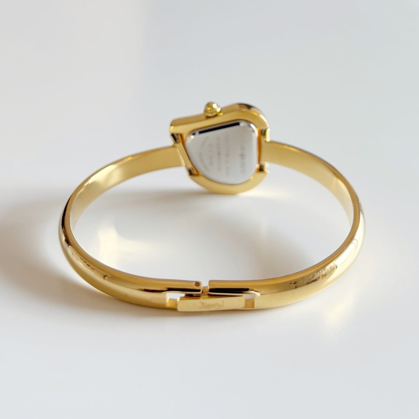 Yves Saint Laurent 1990s Heart Shaped Dial Gold Plated Watch