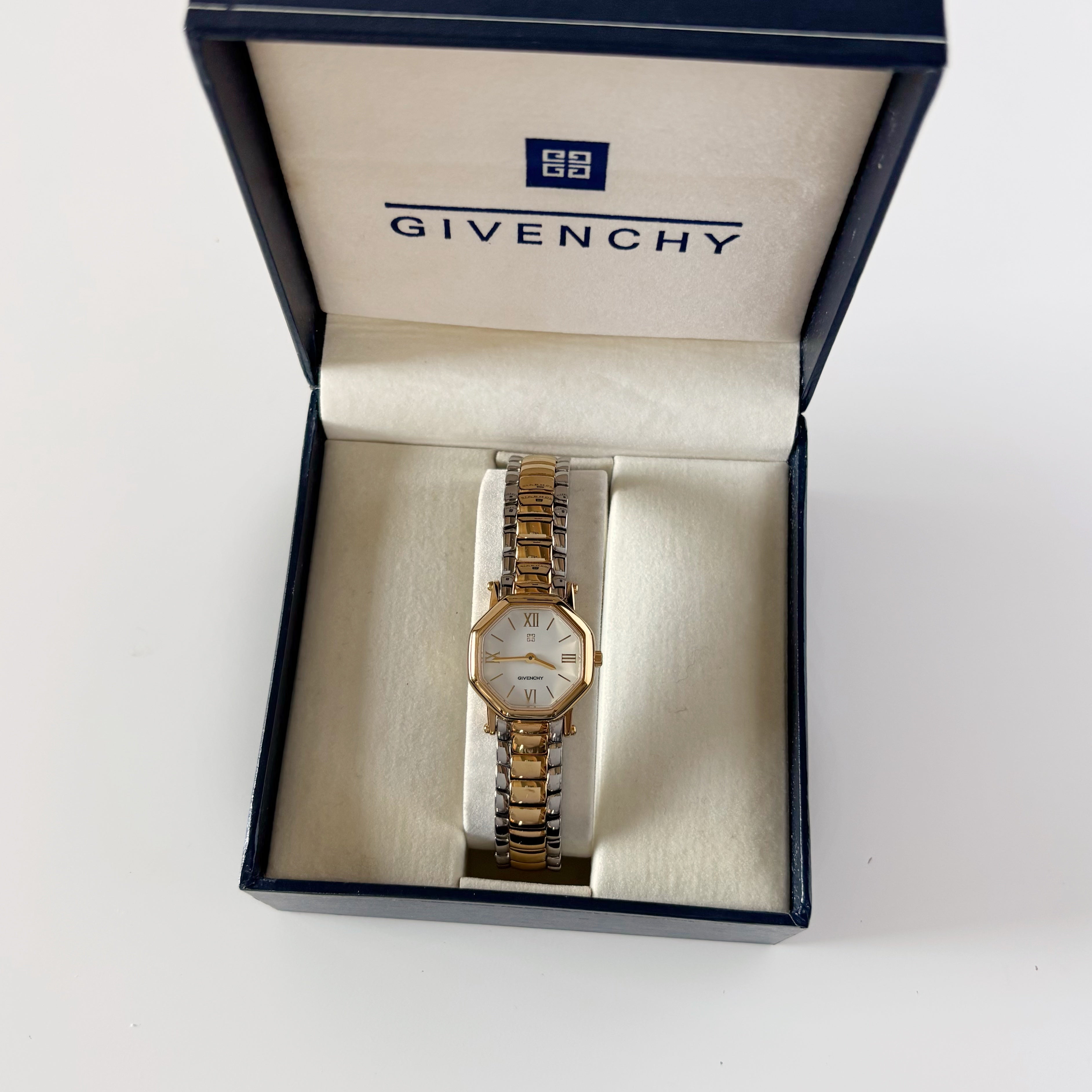 Givenchy 1990s Octagon Two Tone Watch – Lorinaté