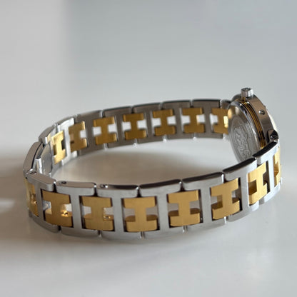 Hermes 1990s Clipper Two Tone Watch