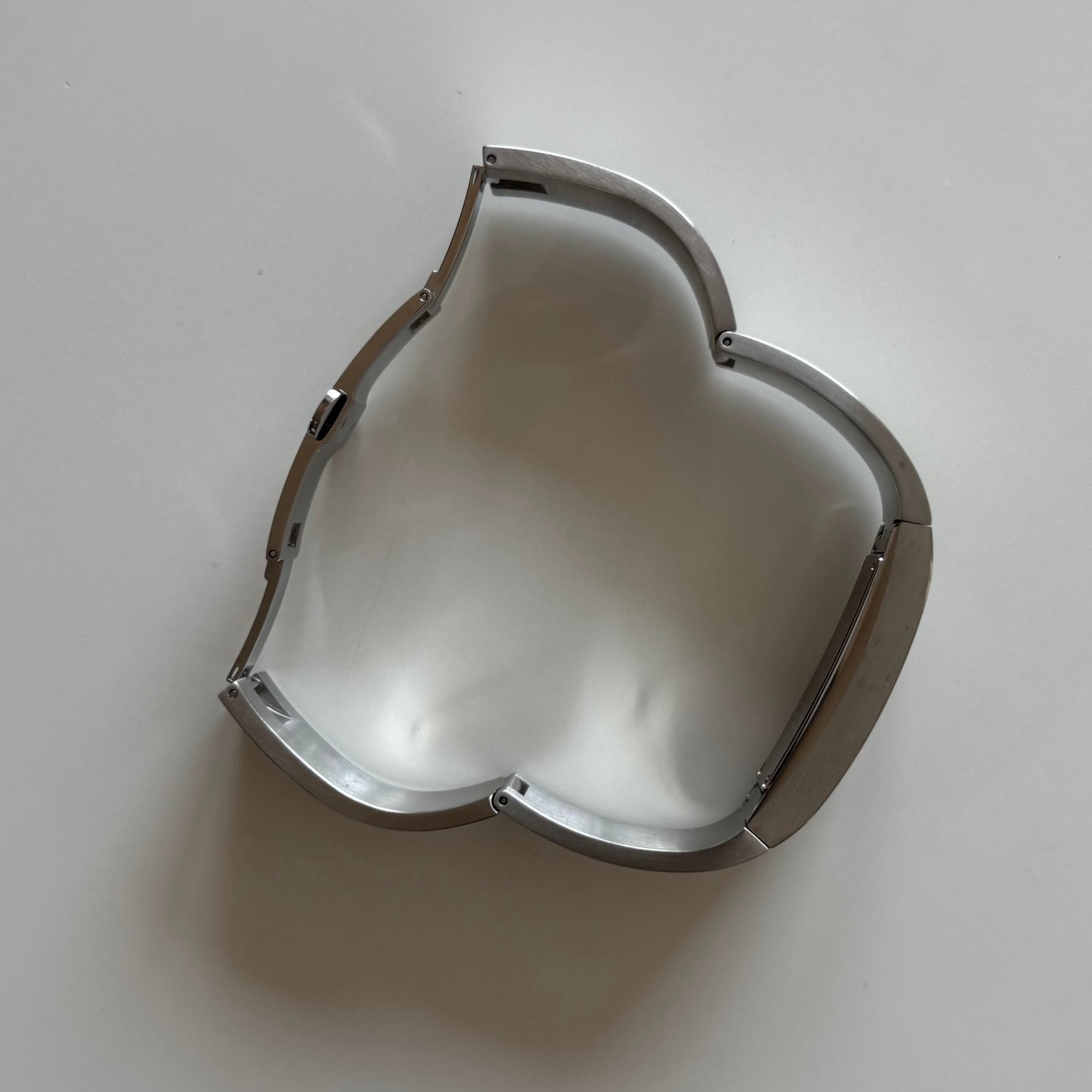 Gucci 1990s Silver Stainless steel Bangle Watch