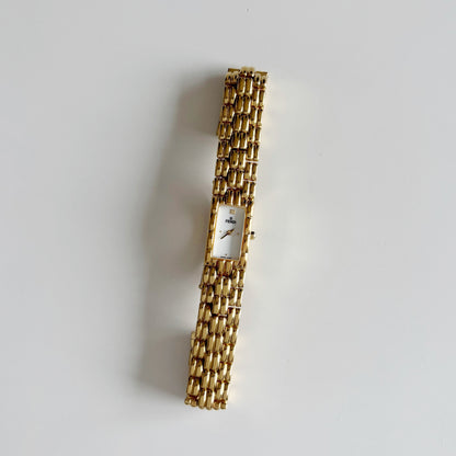 Fendi 1990s Gold Plated Watch