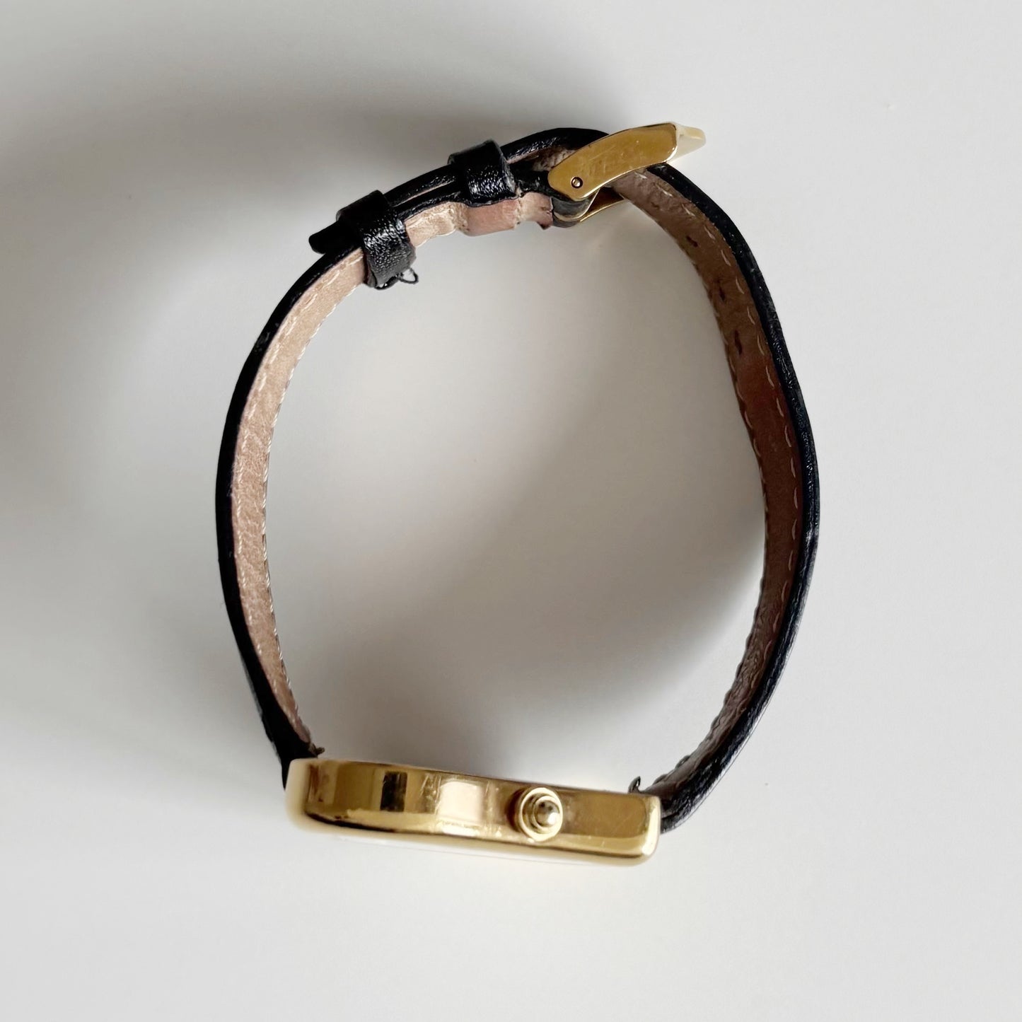 Yves Saint Laurent 1990s Heart Shaped Dial Gold Plated Watch