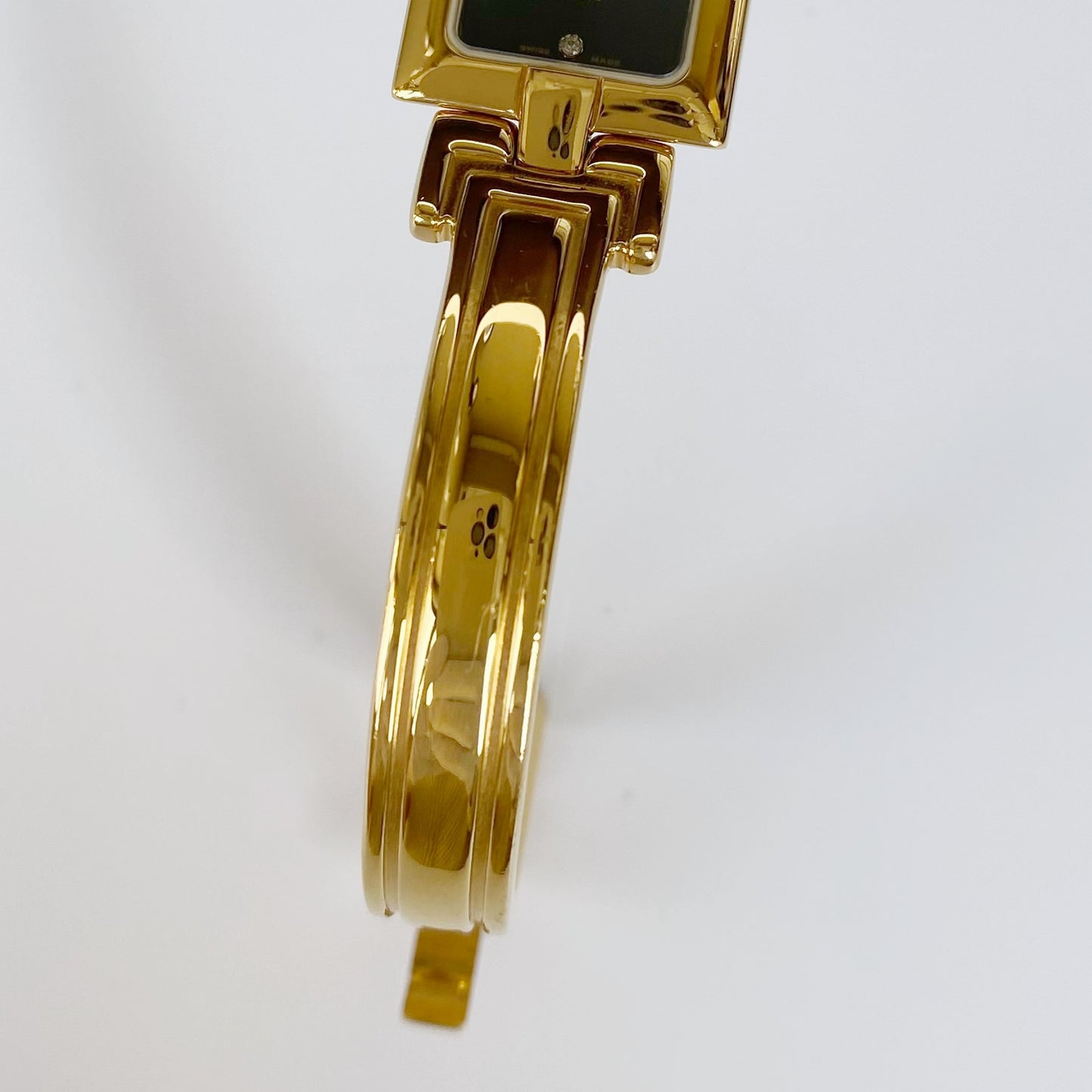 Givenchy 1990s Gold Plated Bangle Watch