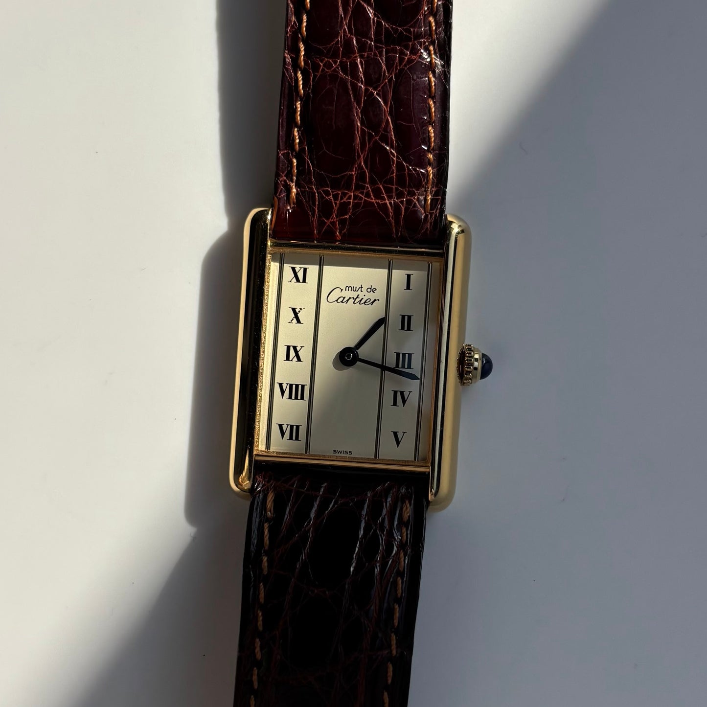 Cartier 1990s Must de Tank Watch (LM)
